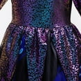 thumbnail image 4 of Sea Witch Costume for Girls Halloween Purple Ocotpus Dress, Size for 3-9Y, 4 of 7