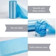 thumbnail image 5 of 27 Yards Double Faced Satin Ribbon Roll Blue Polyester Solid Fabric Large Ribbon for Gift Wrapping Grand Opening Chair Sash Bouquet Bow Making Party Decoration (Blue), 5 of 9