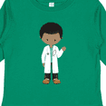 thumbnail image 4 of Inktastic African American Boy, Doctor, Lab Coat, Medicine Boys Long Sleeve Toddler T-Shirt, 4 of 5