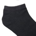 thumbnail image 5 of 5 Pairs/Bag Trainer Boat Sox Elastic Breathable Invisible Ankle Women And Men  Socks Boat Sox Cotton Sock GREY, 5 of 8
