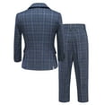 thumbnail image 4 of ETHAN Teen Boy Suit Colorful Formal Suits 5 Piece Slim Fit Dresswear Suit Set Dark Grey 8 Years, 4 of 7