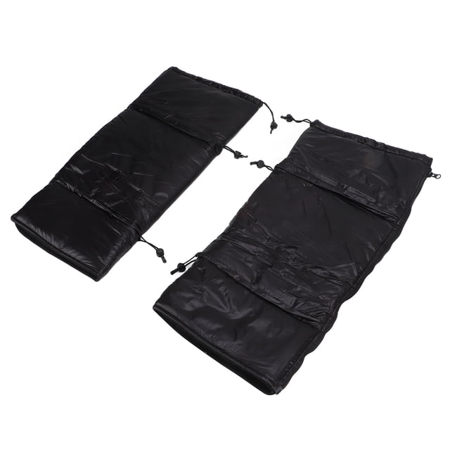 Windproof Knees Warmer, Nylon Warm Knee Pads Fleece Wear Resistant Comfortable Adjustable With Side Zipper For Mountain