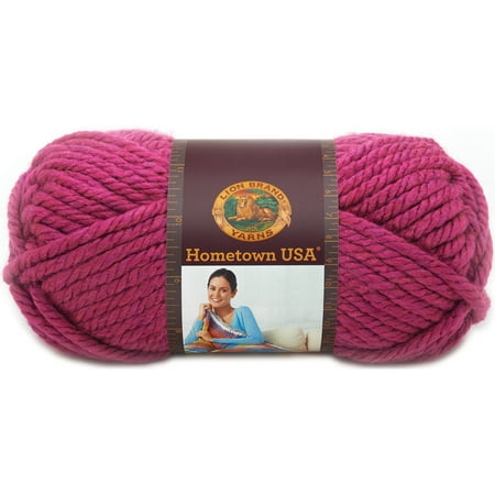 Hometown USA Yarn-New Orleans French Berry - Walmart.com