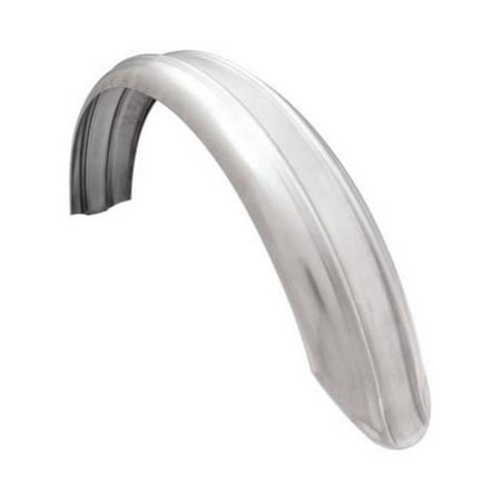 West-Eagle Motorcycle Products 3451 Center Ribbed Fender - 6in. - Aluminum (Best Aluminum Polish For Motorcycle)