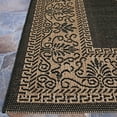 thumbnail image 4 of Couristan 8.5' x 13' Medallion Rectangular Area Throw Rug - Black and Brown, 4 of 11