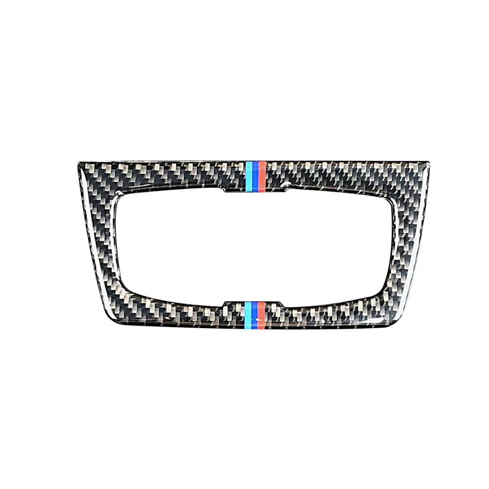 Carbon Fiber Headlight Switch Buttons Decorative Frame Cover Trim
