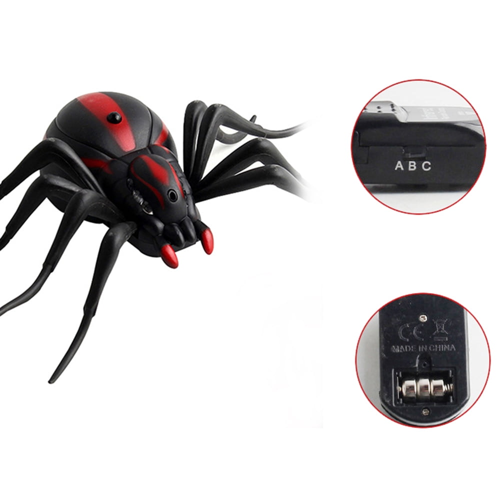 Remote Control Spider Trick Toys Simulation Spider Tricky Toys Infrared Controlled Spider Toy