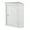 White, variant on Teamson Home Glancy One Shutter Door Wooden Removable Corner Wall Cabinet, White