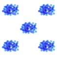 thumbnail image 2 of maskred Transparent Color Counters Plastic Marker for Professional Bingo Game Blue 1.5x1.5cm 5Set, 2 of 6