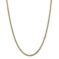 thumbnail image 1 of Leslie's 14K 3.5mm Diamond-Cut Rope Chain (Weight: 24.14 Grams, Length: 24 Inches), 1 of 5