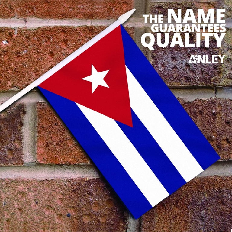 Cuban American Mini Banner Flag - Car Rearview Mirror & Home Decor With Dual Pride Design