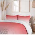 thumbnail image 6 of Ambesonne Ombre Duvet Cover Set, Tropic, 2-Calking, Coral, 6 of 7