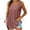 Rose Gold, variant on Yubnlvae Women's Square Neck Pleated Tank Top - Flowy Summer Camisole with Curved Hem, Loose Fit Cotton Tee (S-5XL, 12 Colors） (Blue | 3XL)
