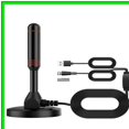 thumbnail image 2 of Antenne TV Polyvalente DVB-T2 Base Magnétique Intérieur Extérieur avec Câble de 5m, 2 of 5