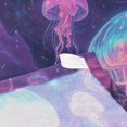 thumbnail image 3 of Yayeee Tapestry Wall Hanging for Bedroom 60" x 40" Living Room Home Wall Art Decor, Neon Jellyfish, 3 of 7
