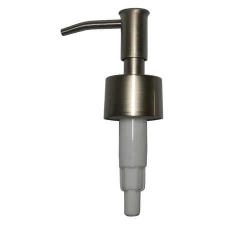 Nina Satin Pumps - Brushed Nickel Metal Satin Finish Dispenser Pump, 2CC, 28/400, Brushed Nickel Sating Finish By CJH