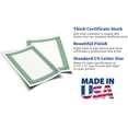 thumbnail image 2 of Heavyweight Thick Blank Certificate Paper - 100 Sheet Pack - 8.5" x 11" Plain Certificate Stock for Printer (Green Border), 2 of 3