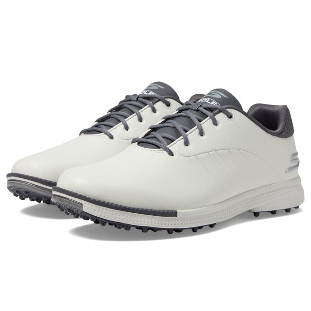 Zapatos de golf Skechers Tempo impermeables para hombre natural/gris