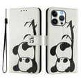 thumbnail image 2 of TECH CIRCLE for iPhone 13 Pro Case 6.1-Inch (2021 Release), Cute Cartoon Flip Wallet Phone Case with Lanyard, Built-in Card Slots & Stand Function, Portable Lightweight Slim Folio Cover, Panda, 2 of 3