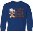 thumbnail image 3 of Inktastic Grandma And I Are Baking Buddies Long Sleeve Youth T-Shirt, 3 of 5