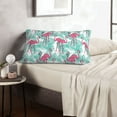 thumbnail image 6 of Balery Flamingo Bedding Queen Pillow Cases - Envelope Closure - Soft Brushed Microfiber Fabric - Shrinkage and Fade Resistant Pillow Cases-16"x24", 6 of 6