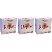 Pack Of 3 - Patanjali Rose Body Cleanser Soap Bar - 120 Gm (4.23 Oz)