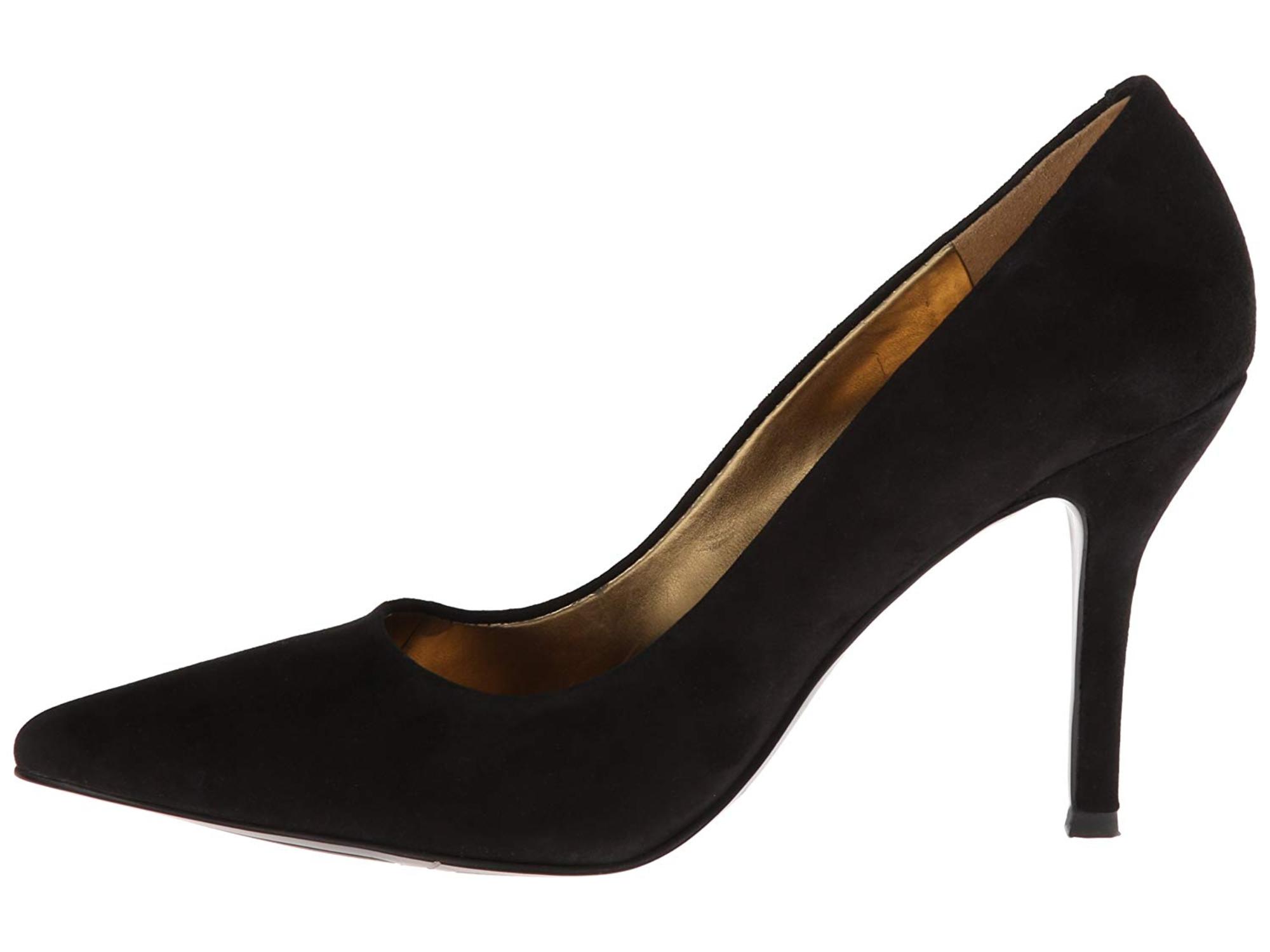 nine west leather heels