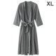 thumbnail image 3 of Guardurnaity Bata de noche con cuello en V para mujer, vestido de bata, ropa de dormir, vestido de noche Pijama gris SG, 3 of 6