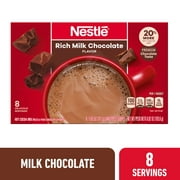 Nestle Insant Hot Cocoa Rich Milk Chocolate Flavored Mix Powder, 6.829 oz, 8 Count Box