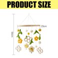 thumbnail image 5 of Campanas de viento de madera, campanas de cama, móviles para guardería, cunas colgantes, abeja de peluche, juguete giratorio de madera, decoraciones para camas de recién nacidos, 5 of 5
