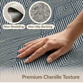 thumbnail image 6 of ODIKA Faded Geometric Interlocking Zigzag Stripes Herringbone Vintage Refined Low Profile Flatwoven for Great Room, Indoor Open Concept, Large Living, 6 of 7