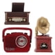 thumbnail image 2 of 1 Set Mini Phonograph Decor: Miniature Retro Phonograph Resin Ornament - Vintage Record Player and Radio Model for Home Decor Table Decorations and Do, 2 of 3