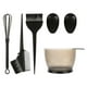 thumbnail image 3 of Juego de 5 pinceles y cuencos para teñir el cabello, kit aplicador de tinte para el cabello Negro, 3 of 8