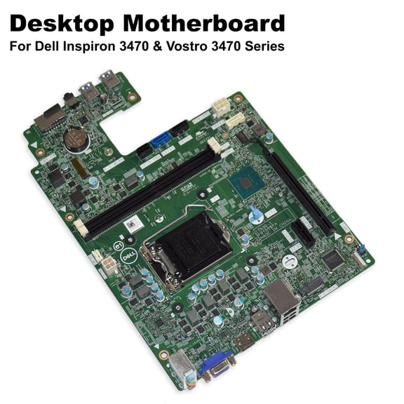 Dell Inspiron 3470 Desktop Motherboard with Intel H370, LGA1151 & DDR4 – D02VH
