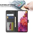 thumbnail image 4 of Kowauri Galaxy S20 FE 5G Case,Premium PU Leather Flip Folio Wallet Case with Card Slot Magnetic Closure Case, 4 of 5