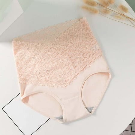 

Hunpta Underwear Women 100% Cotton Sexy Lace Traceless Abdominal And Hip Lifting Briefs