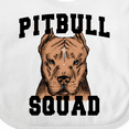 thumbnail image 4 of Inktastic Dog Pitbull Squad Boys or Girls Baby Bib, 4 of 4