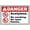Warning Sign 2, variant on Danger Acetylene No Smoking Aluminum Tin Warning Sign 8"x12" - For Home Outdoor Garden, Acetylene No Smoke Sign