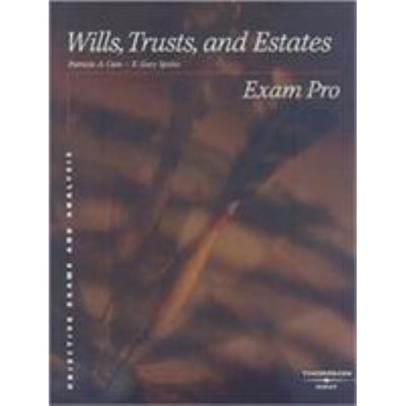 Pre-Owned Exam Pro on Wills, Trusts, and Estates (Exam Pro Series) (Paperback) 0314239472 9780314239471