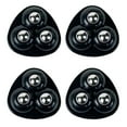 thumbnail image 2 of Lssam Self Adhesive Mini Caster Wheels, Heavy Duty Small Swivel Rollers for Small Appliances Furniture Storage Bins Easy Installation, 4 Pack Black, 2 of 9