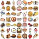 thumbnail image 2 of 100PCS Cute Fast Food Stickers Waterproof Vinyl Food Stickers Dessert Stickers for Scrapbooking Kids Hydro Flask, Laptop Skateboard Computer Stickers, 2 of 2