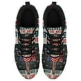 thumbnail image 2 of Blessed Is The Nation Whose God Is The Lord Running Shoes Sneakers Mesh Black Size 10, 2 of 5