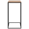 thumbnail image 3 of Mesa auxiliar VidaXL de madera de ingeniería y hierro negra, 60 x 40 x 59 cm, 3 of 6