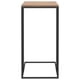 thumbnail image 3 of Mesa auxiliar VidaXL de madera de ingeniería y hierro negra, 60 x 40 x 59 cm, 3 of 6