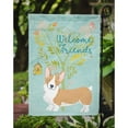 thumbnail image 3 of Carolines Treasures BB7608GF Welcome Friends Pembroke Welsh Corgi Red Flag Garden Size  Small multicolor, 3 of 3