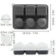 XUEYING Small Ice Trays for Mini Fridge Ice Cubes Mould Large Ice Cube