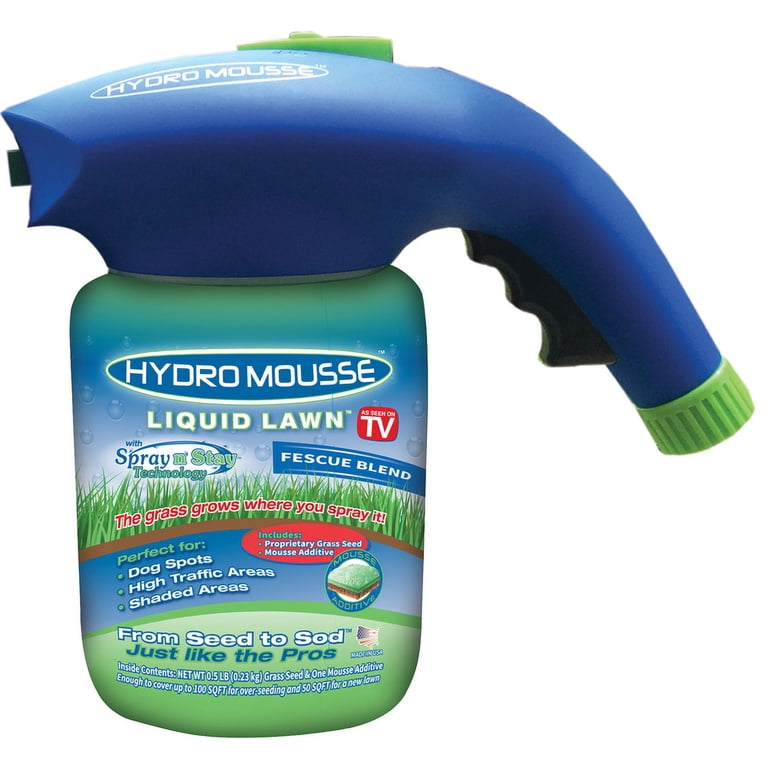 Hydro Mousse, Liquid Lawn, 0.5 lb, Full Sun Grass Seed Blend