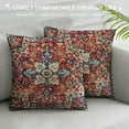 thumbnail image 3 of JEUXUS Antique Print Persian Carpet 11 Throw Pillow Cover Decorative Vintage Throw Pillowcases Cushion Case for Home Decor Living Room Bed Couch Sofa Car Outdoor, 3 of 5