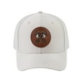 thumbnail image 2 of Unisex V2 Embroidered And Laser-Engraved Gemini Zodiac (May 21, June 20), 6-Panel Baseball Cap, Beige/Beige, Adjustable Fit, 2 of 3