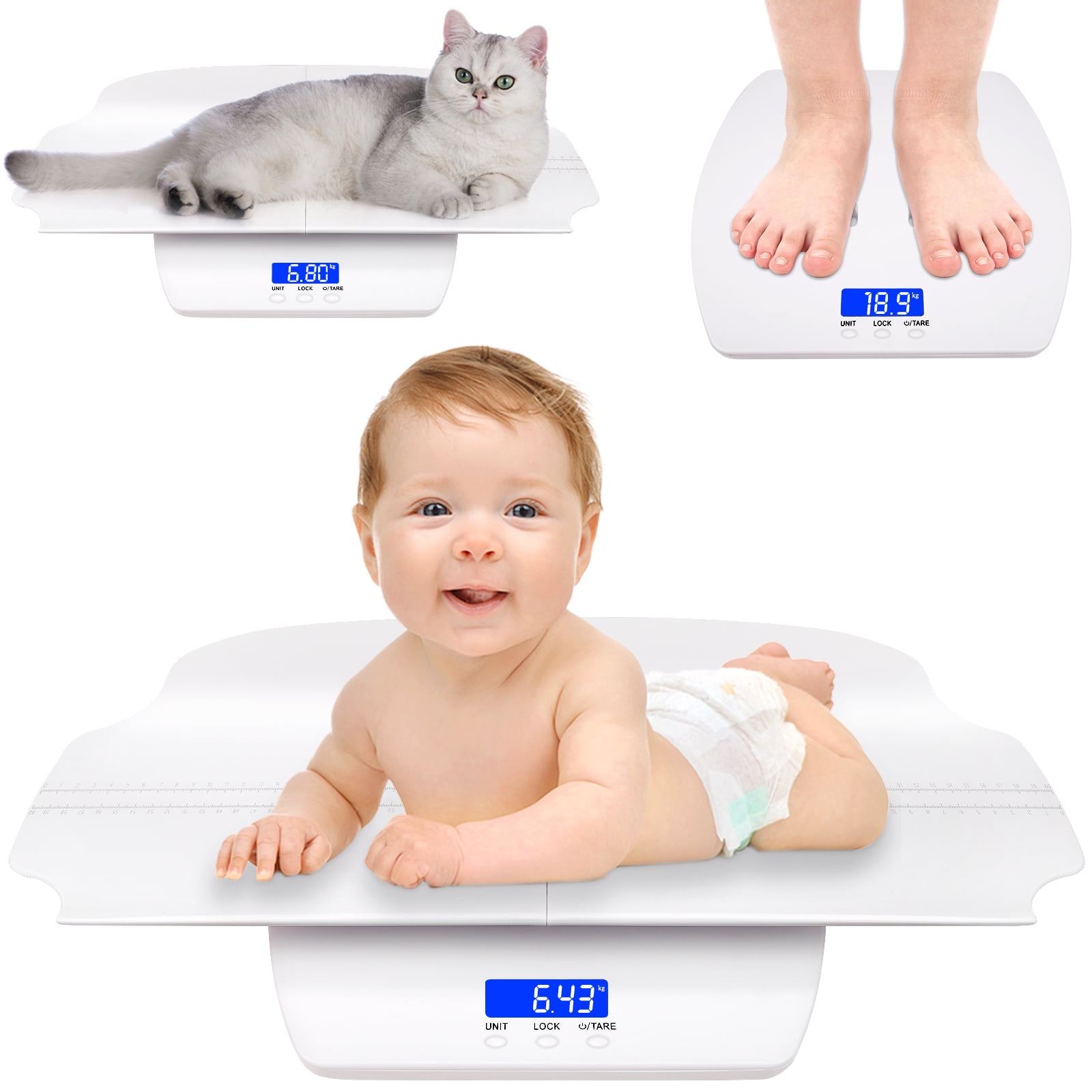 2BK Digital Baby Scale Pet Scale Infant and Toddler Scale for Infants